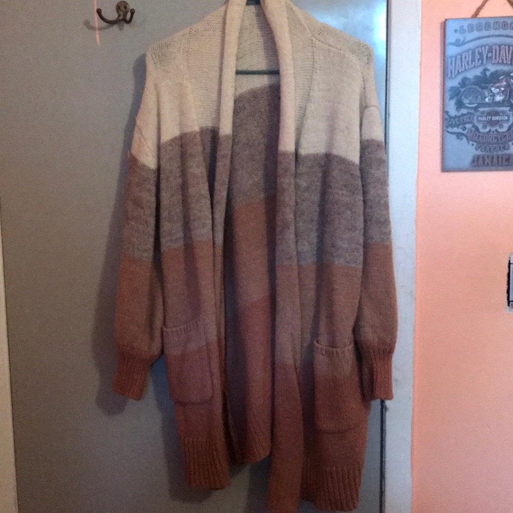 Striped cardigan